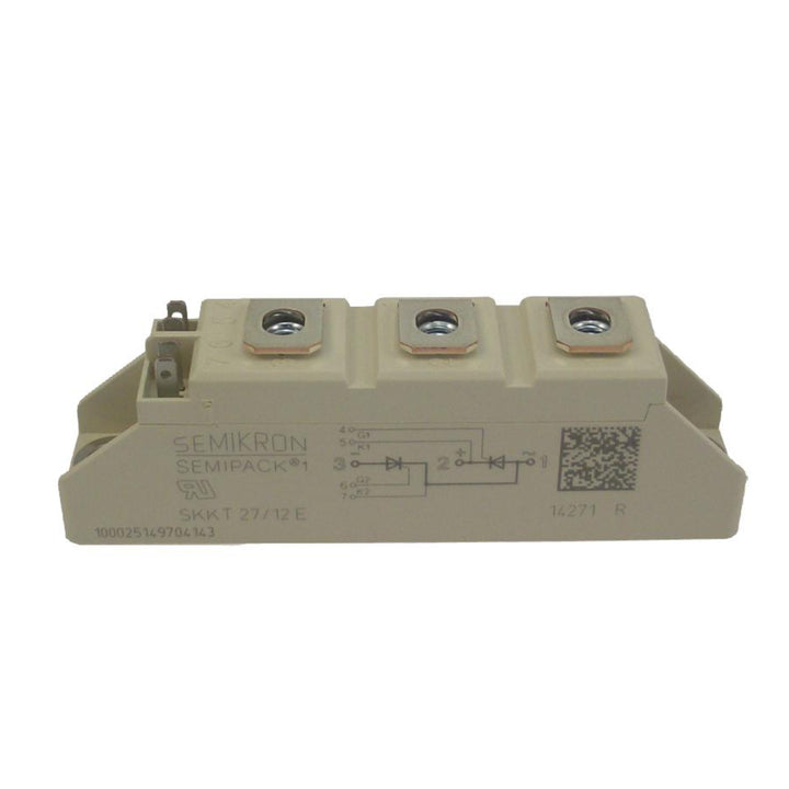 Semikron SKKT 27/12E 27A 1200V thyristor diode module SEMIPACK 1 for industrial rectifier and power control systems