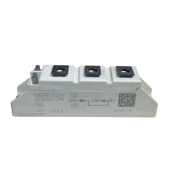 Semikron SKKT 27B/16E 1600V 27A thyristor diode SEMIPACK 1 module for AC control and rectifier systems