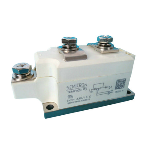 Semikron SKKT 330/16E thyristor module, 330 A 1600 V, dual thyristor, SEMIPACK 3