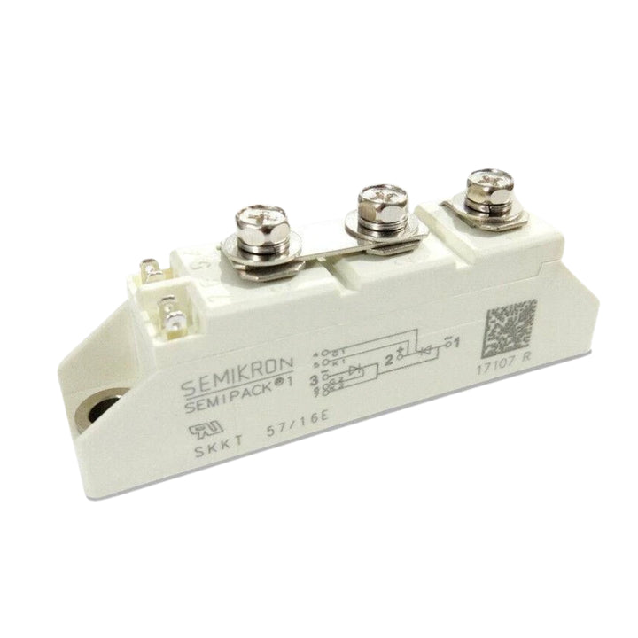 Semikron SKKT 57/16E thyristor/diode module, 55 A 1600 V, SEMIPACK 1