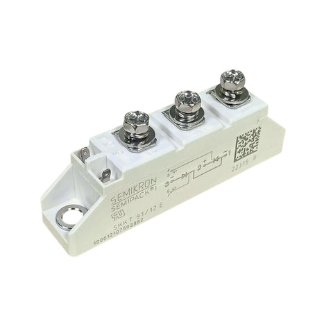 Semikron SKKT 91/12E 110A 1200V thyristor diode SEMIPACK 3 module