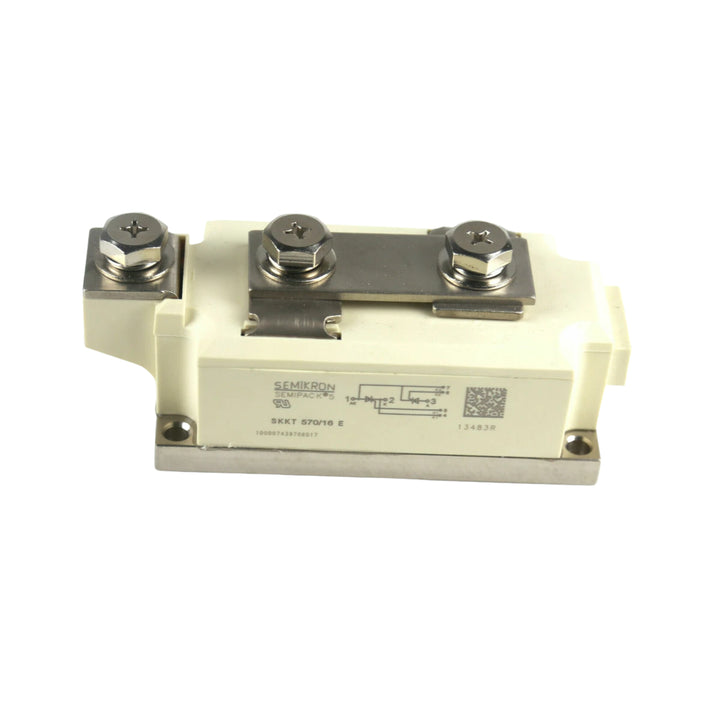 Semikron SKKT570/16E thyristor diode module, 1600 V 570 A, SEMIPACK 3, chassis mount