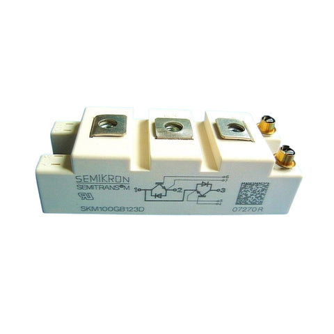 Semikron SKM100GB123D IGBT module, 100 A 1200 V, SEMITRANS 2 housing