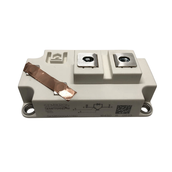 Semikron SKM600GA176D IGBT module, 600A 1700V, SEMITRANS 2 package for industrial power systems