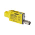 Banner SM2A312DQD Mini-Beam diffuse photoelectric sensor, 380 mm range, 24–240 VAC, IP67 housing.