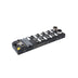 Turck TBEN-L5-8IOL IO-Link master module, 8 ports, IP69K, multiprotocol Ethernet, machine-mount design.