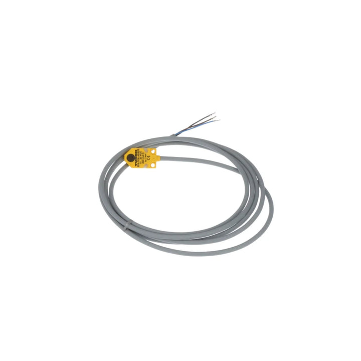 Turck BI3-Q06-AP6X2 compact Q06 inductive proximity sensor, 3 mm range, PNP NO output.