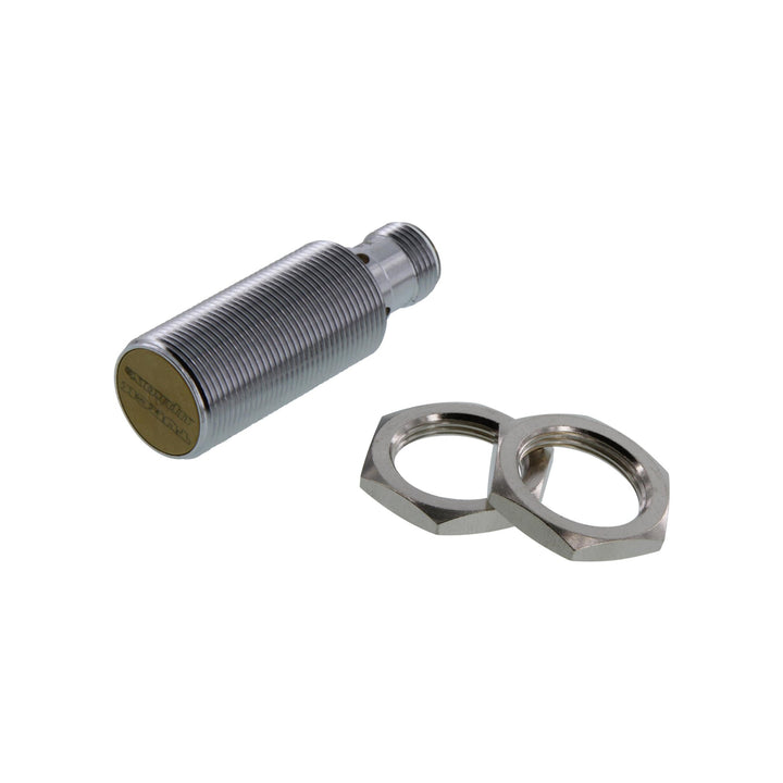 Turck BI5U-M18-AP6X-H1141 M18 inductive proximity sensor, 5 mm flush sensing, PNP NO output.