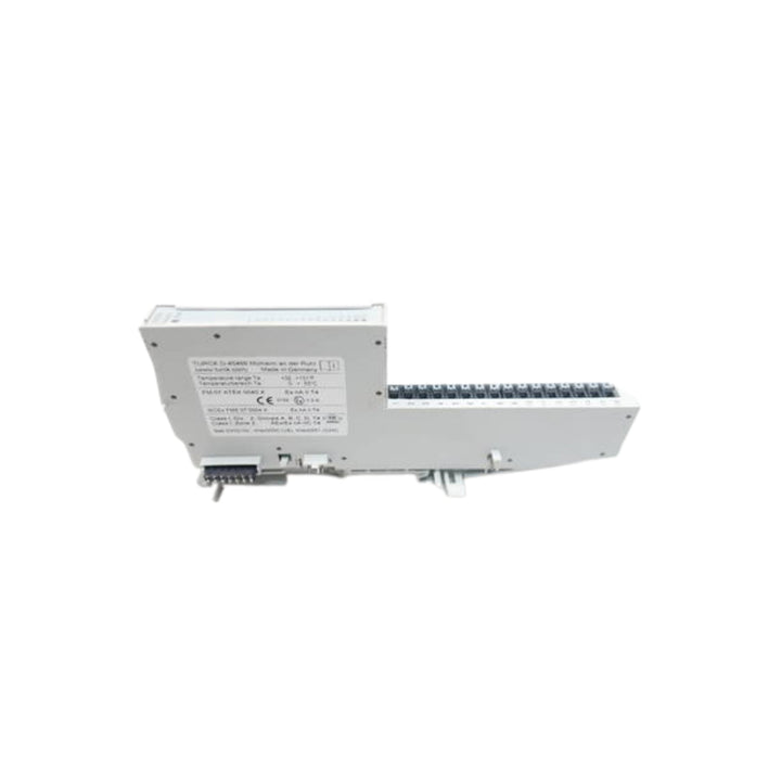 Turck BL20-E-16DI-24VDC-P remote I/O module with 16 digital PNP inputs for 24 VDC field sensing.