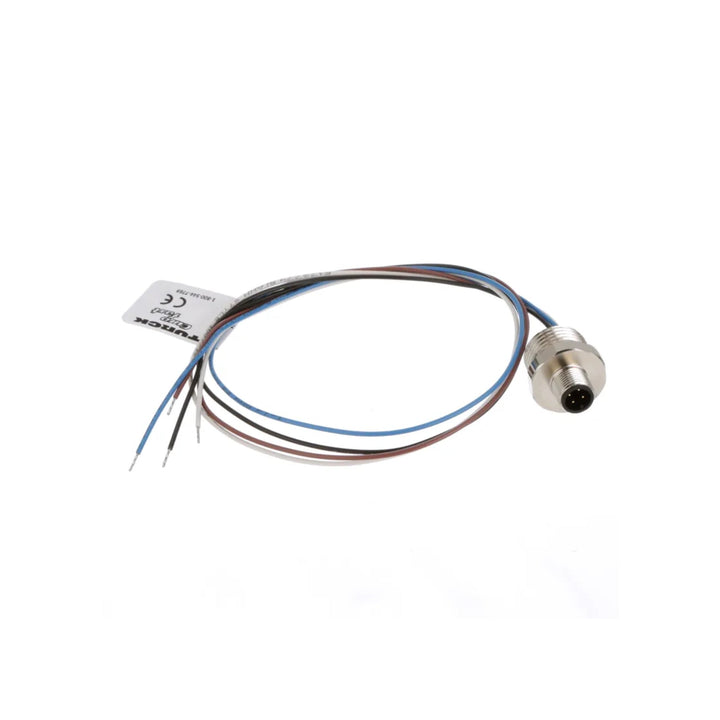 Turck FS 4.4 0.5 14.5 NPT M12 female pigtail connector with flying lead wires.