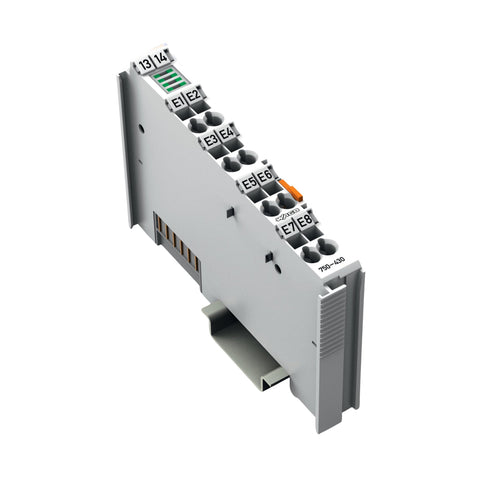 WAGO 750-430 8-channel digital input module, 24 VDC, 3 ms, high-side switching, IP20