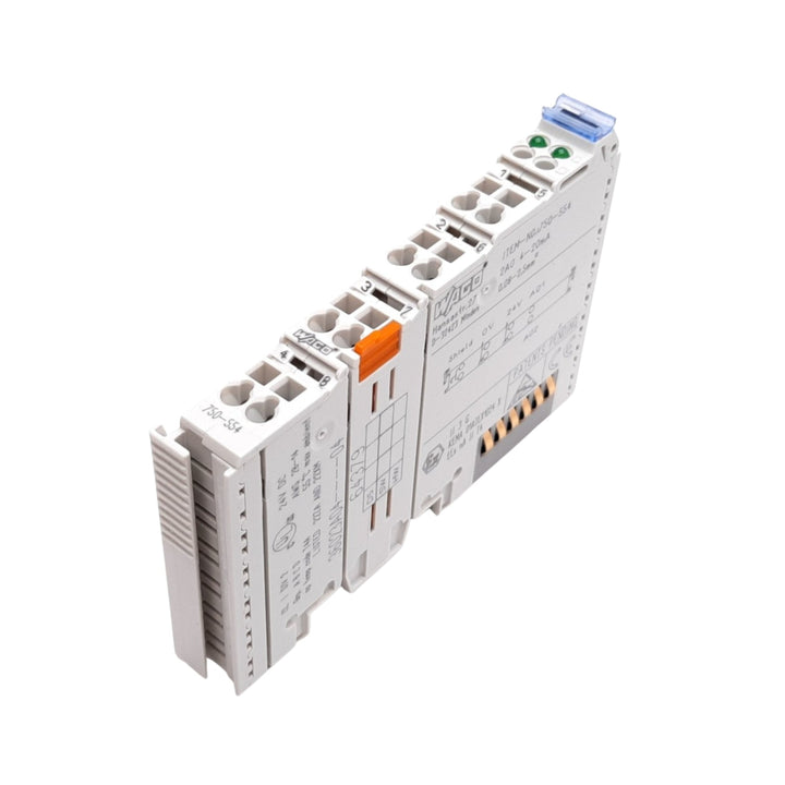 WAGO 750-554 2-channel analog output module, 4-20 mA, 12-bit resolution, IP20