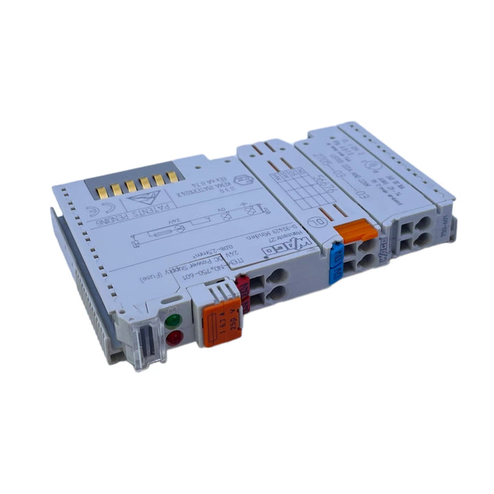 WAGO 750-601 24 VDC power supply module with fuse holder, 6.3 A capacity, IP20