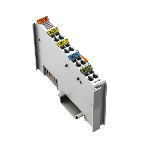 WAGO 750-652 RS-232 RS-485 serial interface module, configurable baud, IP20